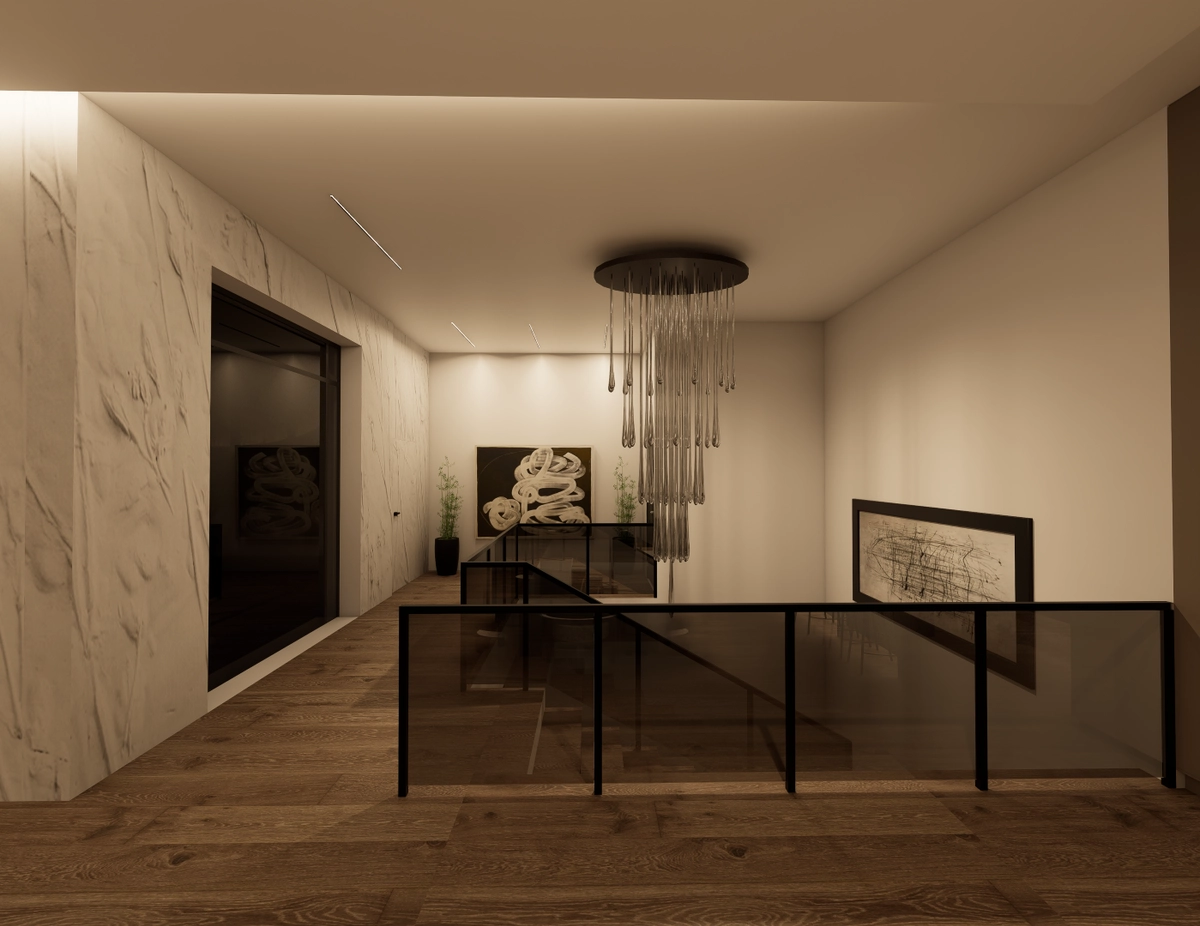 Suvremena elegancija kroz svjetlost, proporcije i bezvremenske materijale — prikaz interijera 4